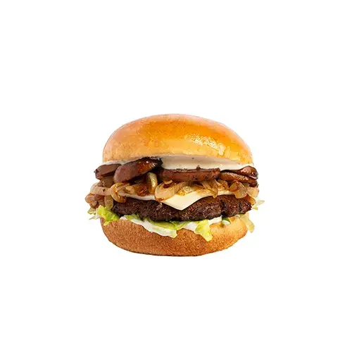 Smash Mushroom Burger — Beef Burgers at Richeese Multan